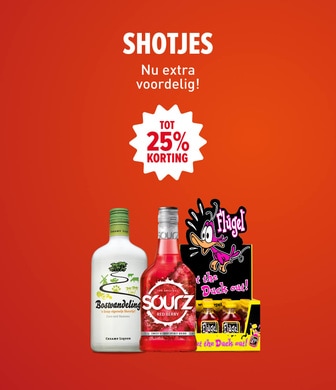 de lekkerste shotjes nu extra voordelig!